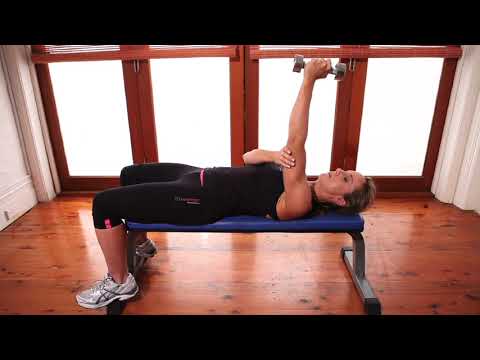 Single Arm Supine Tricep Extension